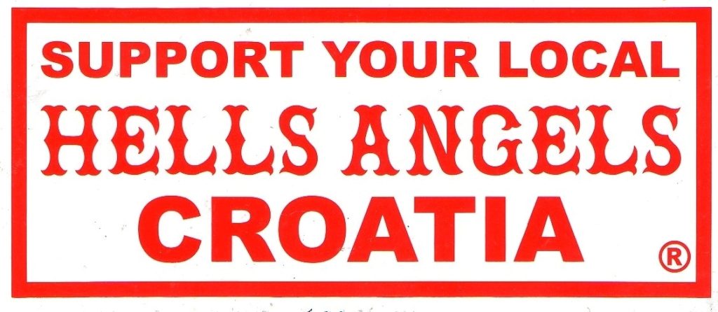 support hells angels sticker